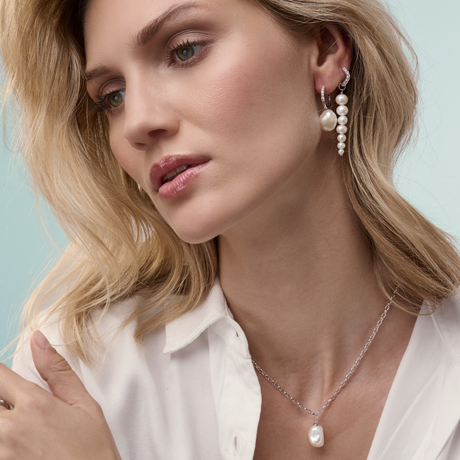 Sif Jakobs 925 Sterling Silver Padua Uno Necklace SJ-N2455-P