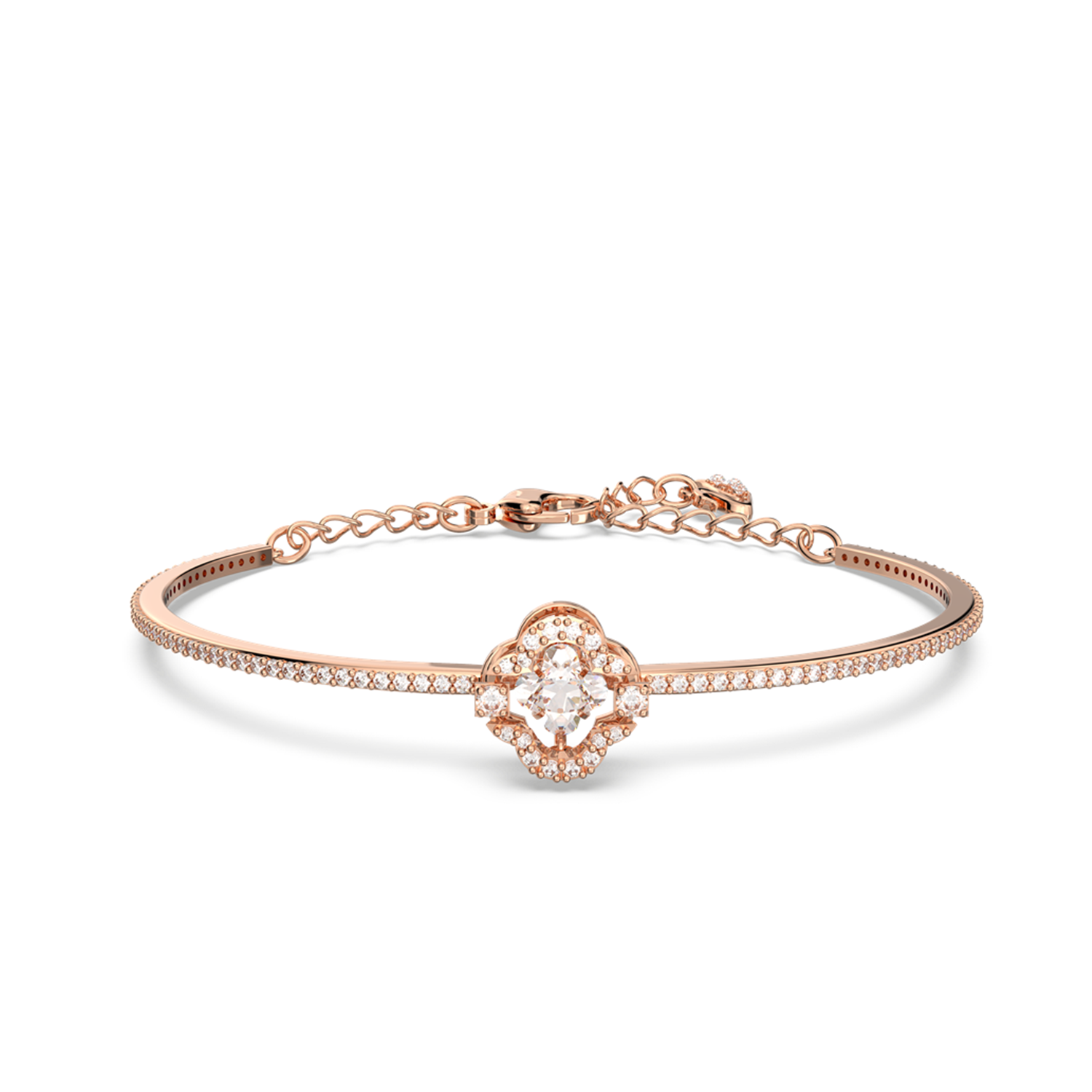 Swarovski Una Clover Rose Gold-Coloured Bracelet 5642925