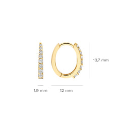 Blush 14 karat gold Earrings 7341YZI